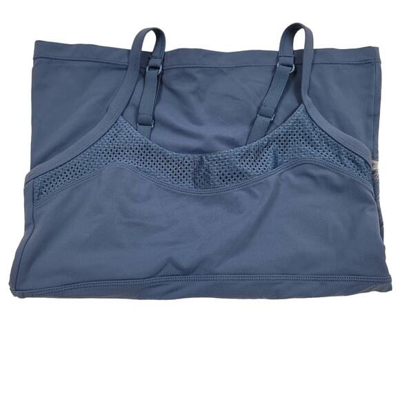 Lorna Jane Women's Blue Built In Bra Tank Top XS No Size Tag - Picture 3 of 4